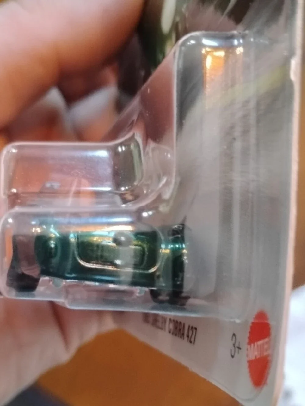 Mattel Matchbox Metallic Green Convertible Roadster Shelby Cobra 427